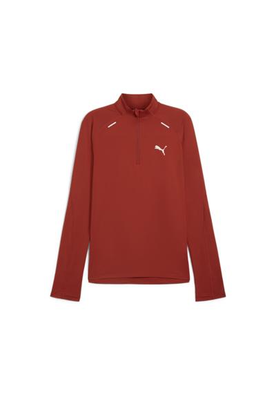 Беговая рубашка RUN CLOUDSPUN Top mit viertellangem Reißverschluss Herren