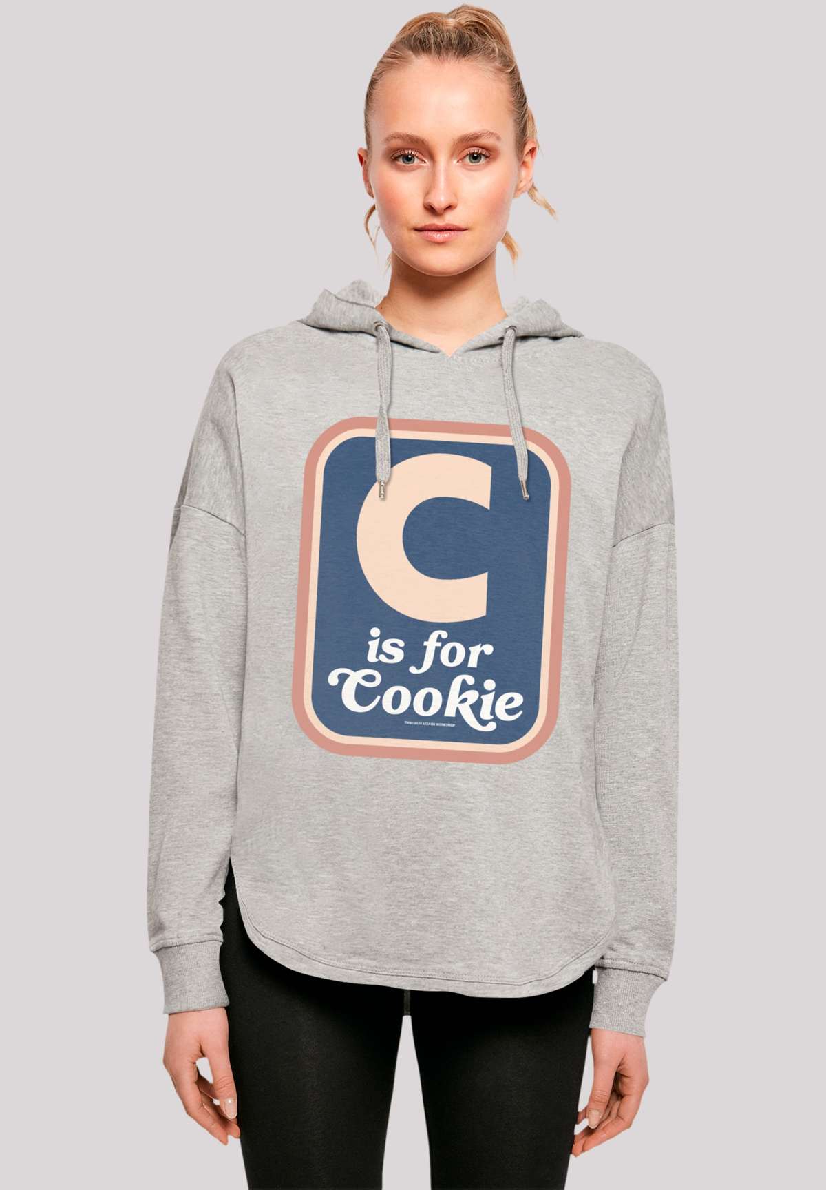 Толстовка с капюшоном »Sesamstra?e C is for Cookie«