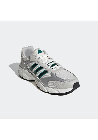 Core White / Collegiate Green / Silver Metallic