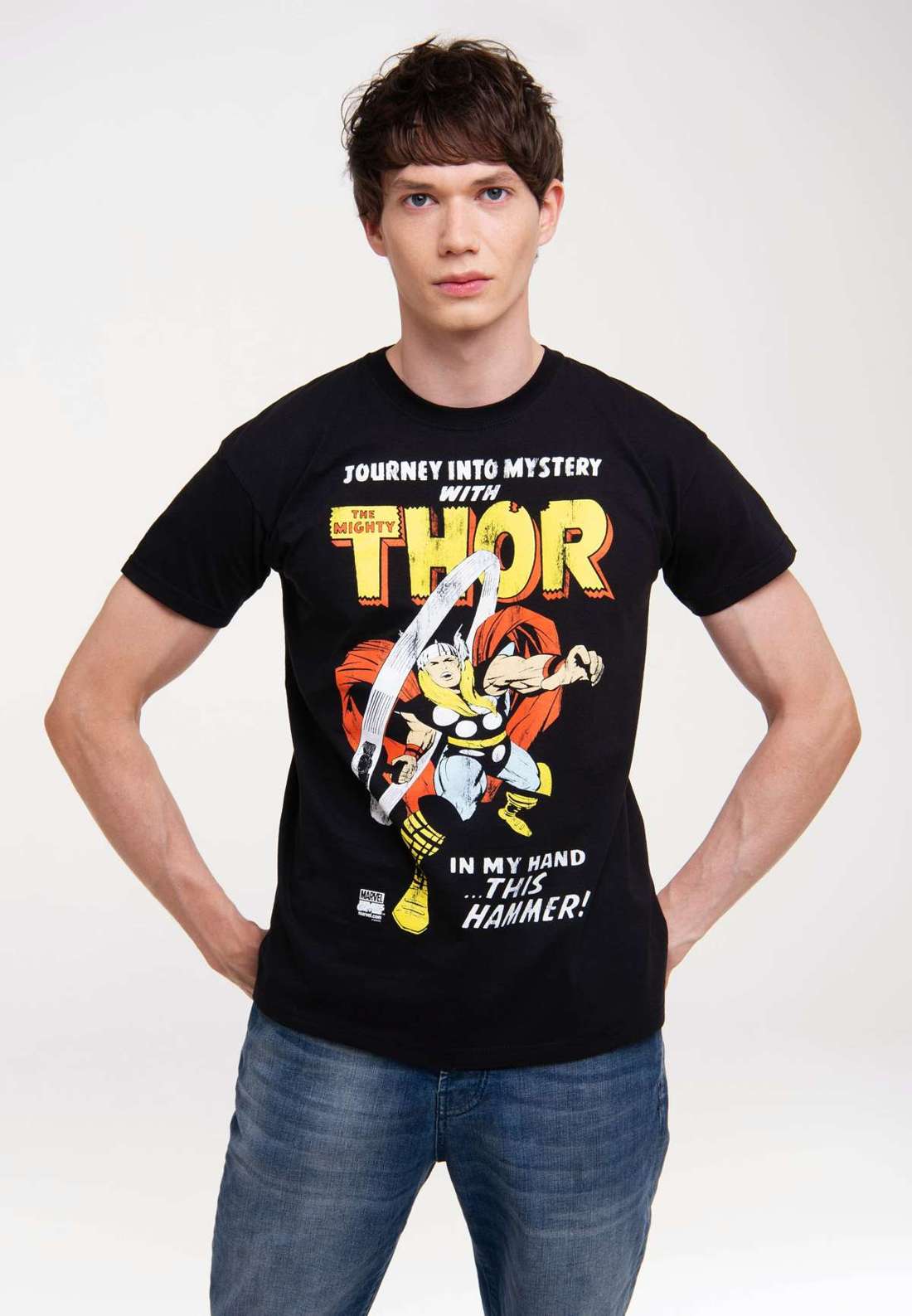 Футболка с лицензионным принтом Marvel Comics - Thor, Journey