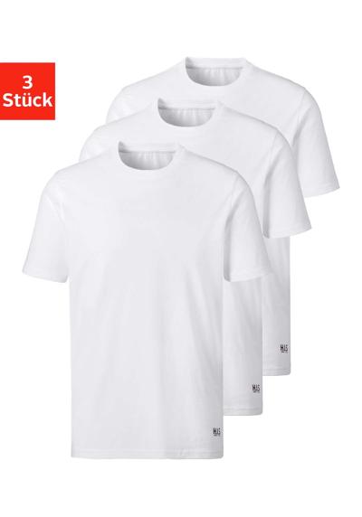 Рубашка с короткими рукавами (3 шт.) из смесового хлопка.