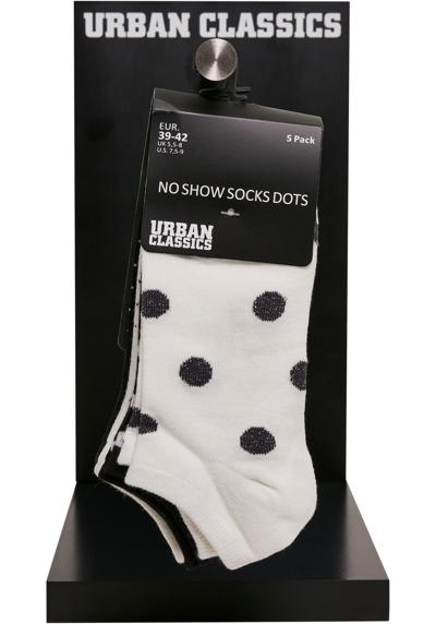 Базовые носки»Urban Classics Unisex No Show Socks Dots 5-Pack«