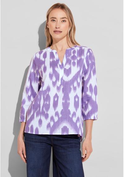 Блузка-рубашка с графическим узором