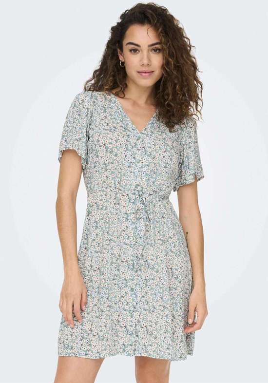 Gray Mist AOP:FLOWER