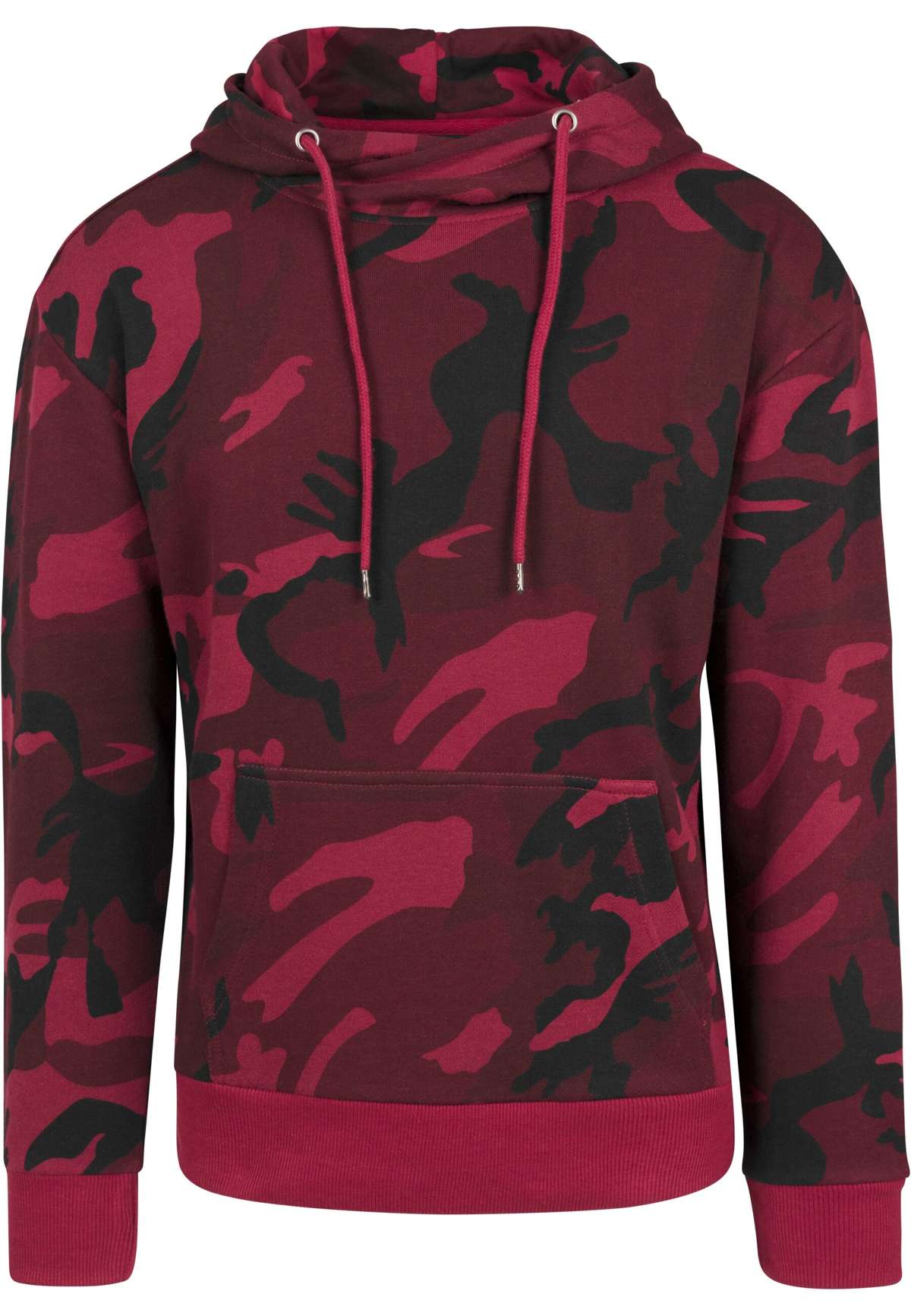 Толстовка с капюшоном Urban Classics Herren High Neck Camo Hoody