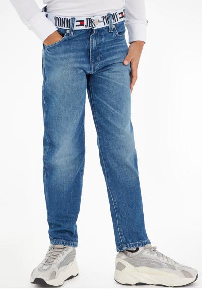 Прямые джинсы с классным поясом Tommy Jeans.