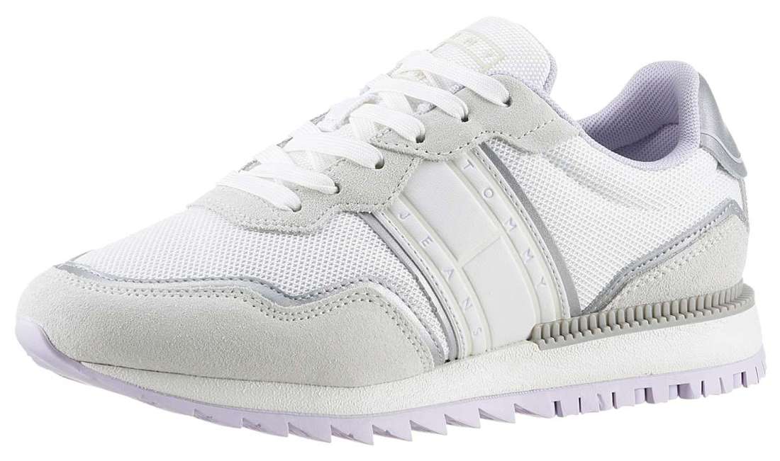 Кроссовки на танкетке с контрастной окантовкой TJW METALLIC RETRO CLEATED RUN