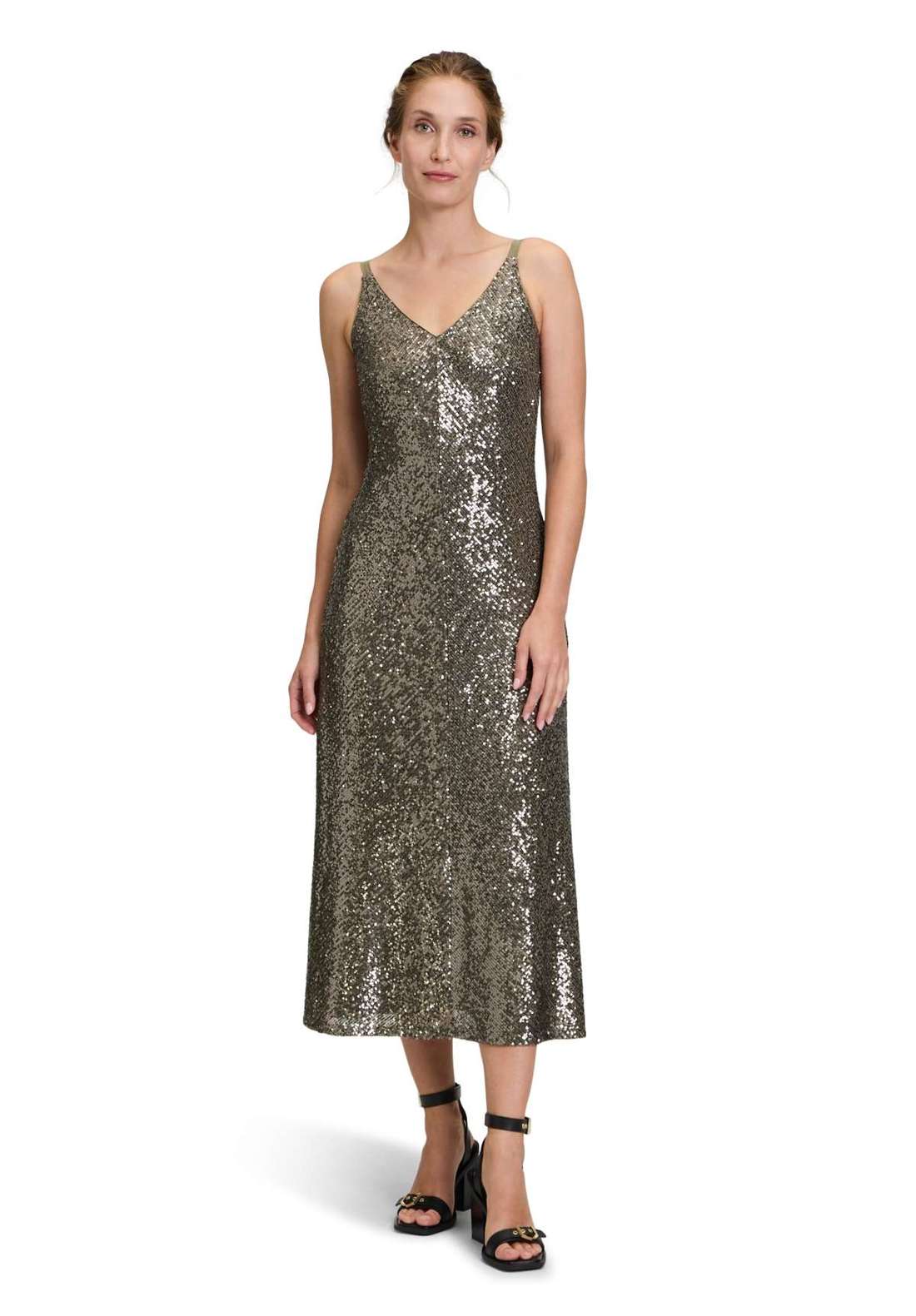 вечернее платье Abendkleid mit Pailletten