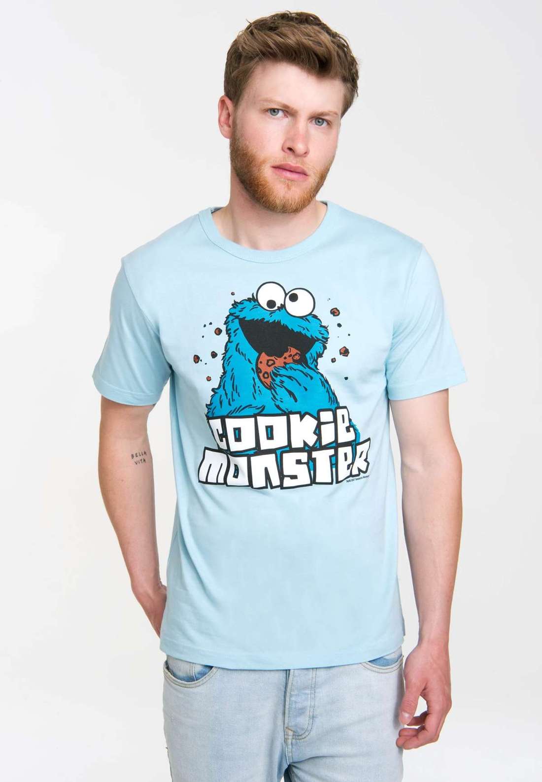 Футболка с классным принтом Sesamstrasse - Krümelmonster
