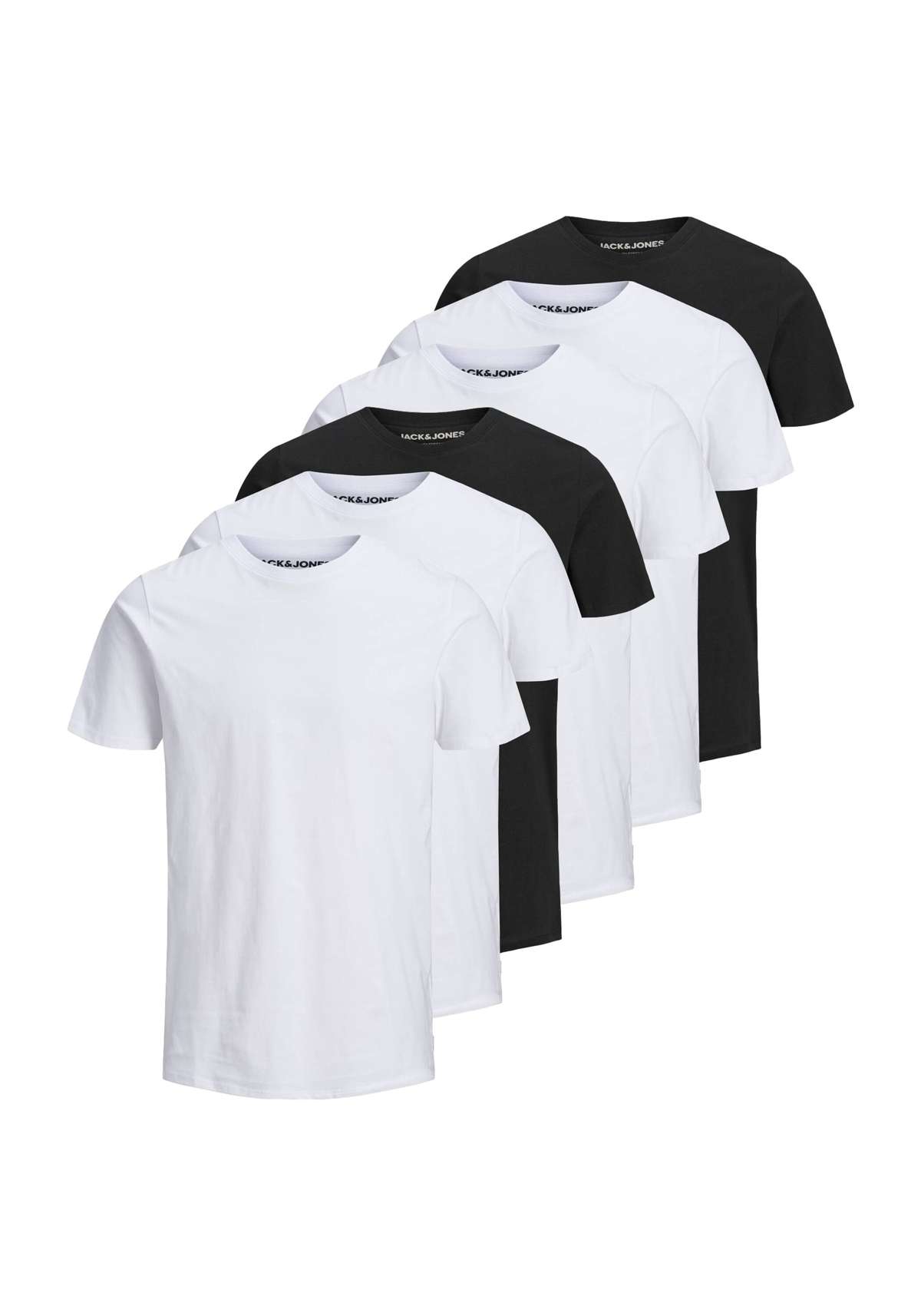 футболка T-Shirt JJEORGANIC BASIC TEE O-NECK 3PK 6er Pack