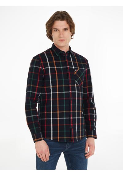 Фланелевая рубашка с нагрудным карманом TJM REG CHECK FLANNEL SHIRT