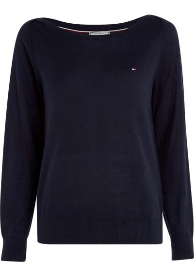Вязаный свитер с логотипом-флажком