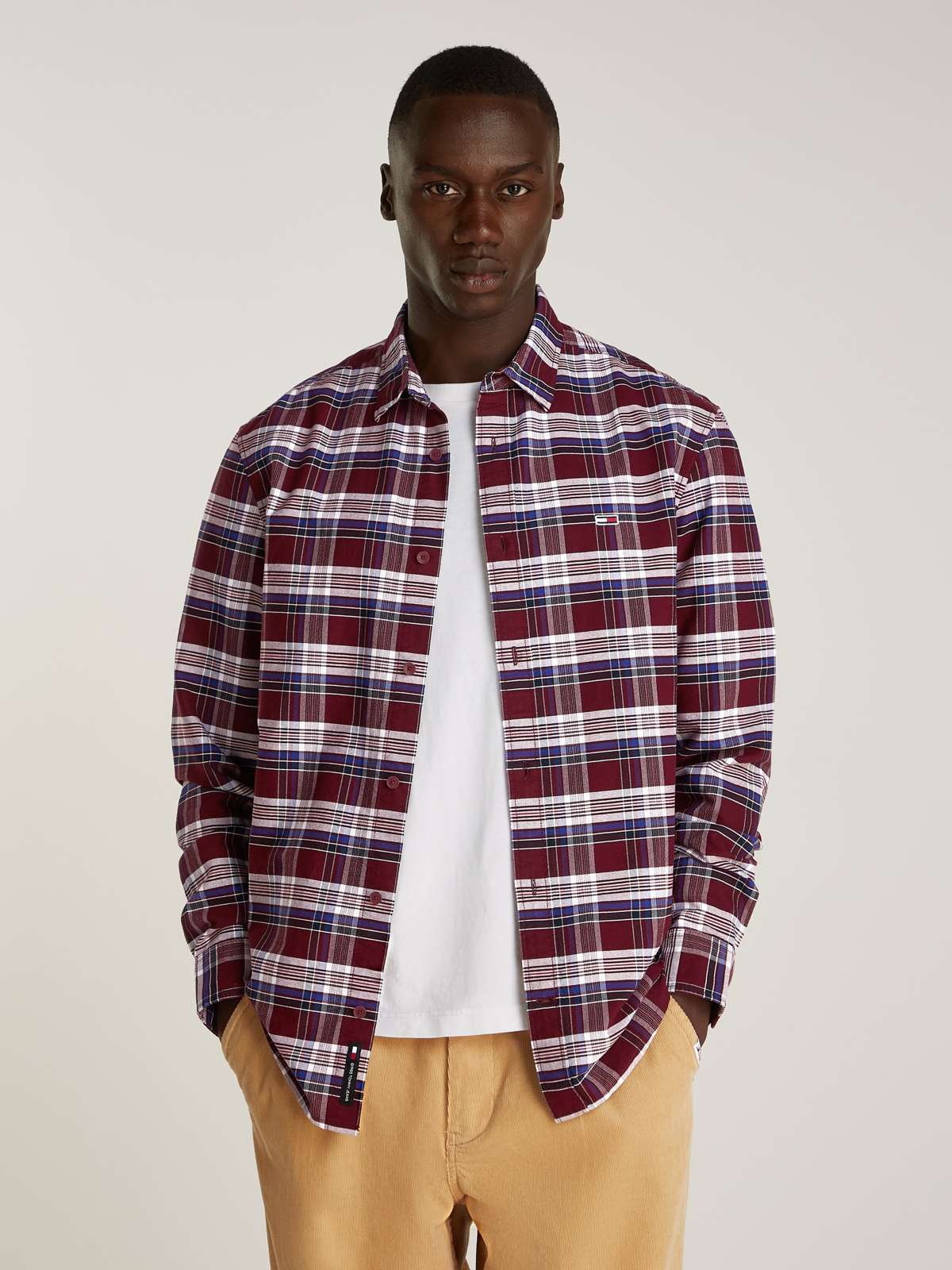 Рубашка в клетку»TJM REG OXFORD CHECK SHIRT«