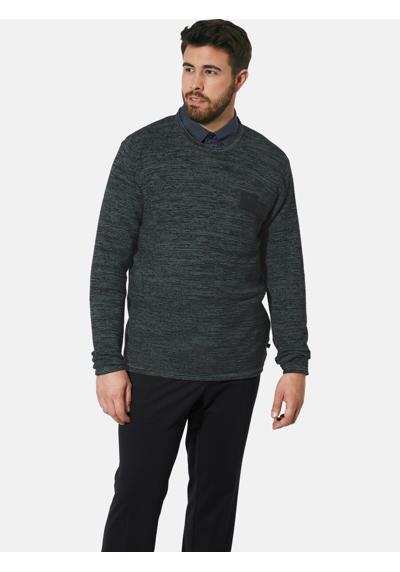 Свитер с круглым вырезом и узором в рубчик. Pullover EARL BARNET