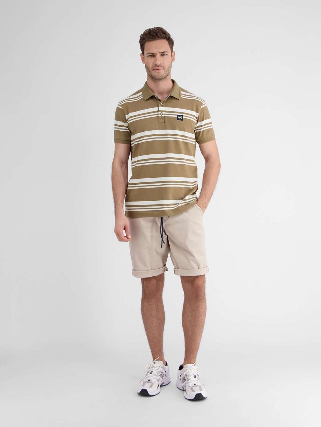 рубашка поло LERROS Gestreiftes Poloshirt für Herren
