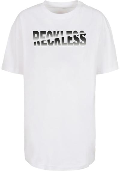 футболка Damen Ladies Reckless Oversized Boyfriend Tee