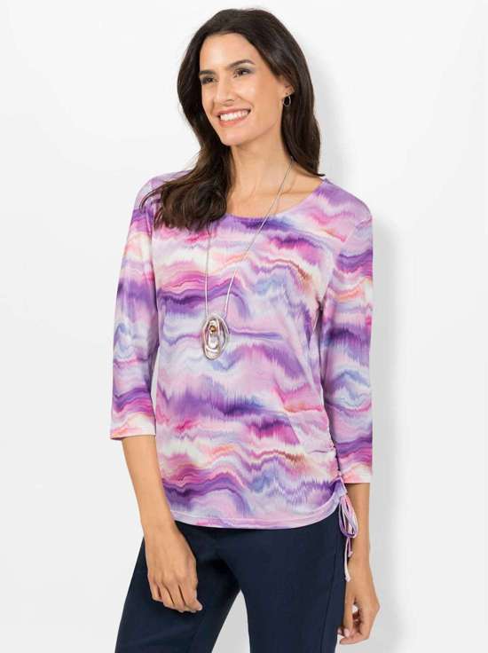 лиловый-орхидея-с рисунком