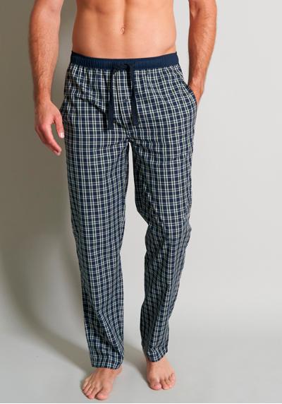 Пижамные брюки классического клетчатого дизайна.