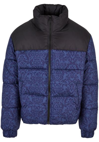 darkblue damast aop