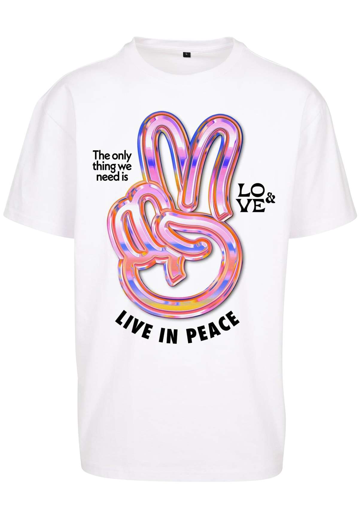 футболка»Unisex Live in Peace Oversize Tee«