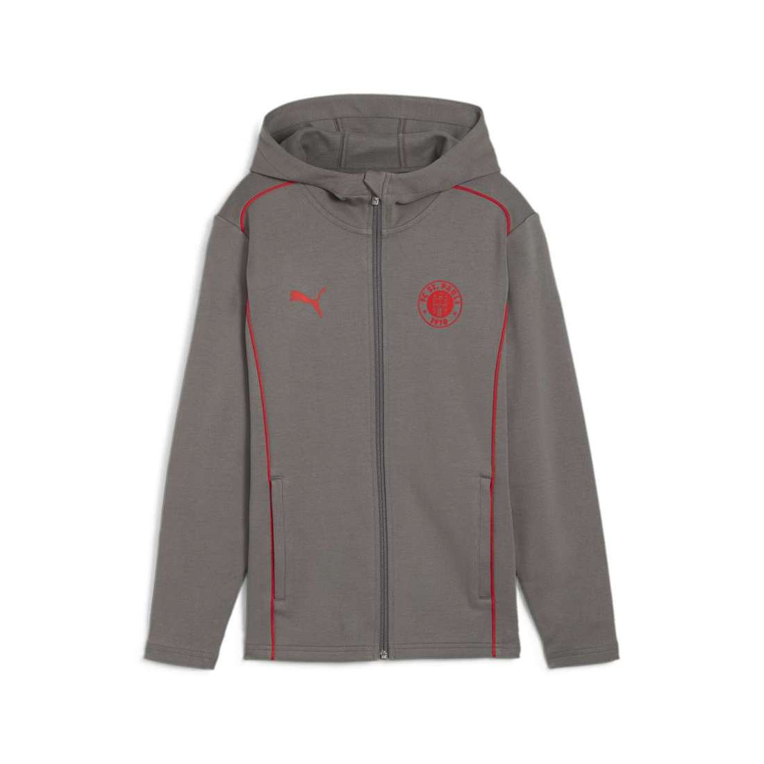 Тренировочная куртка FC St. Pauli Casuals Kapuzenjacke Jugendliche
