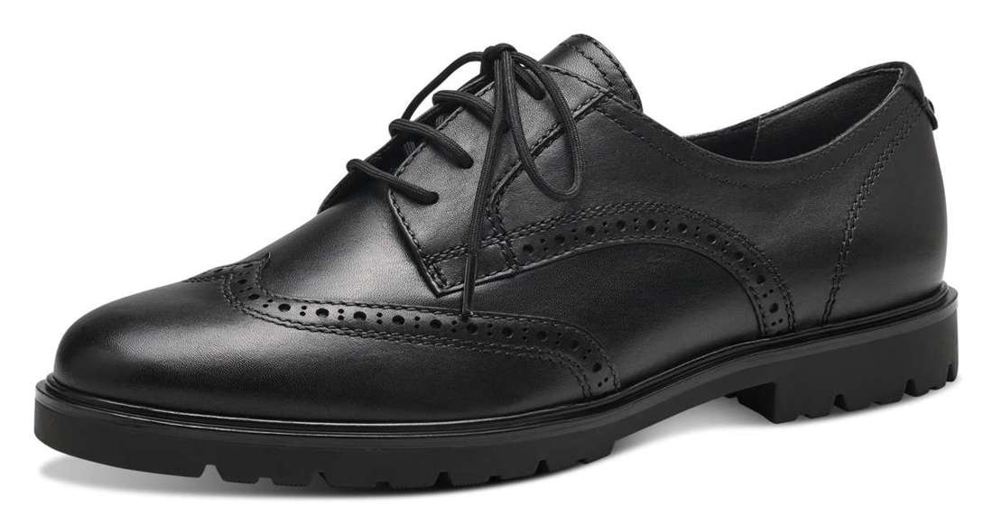 Туфли на шнуровке с тонкой перфорацией Lyra.