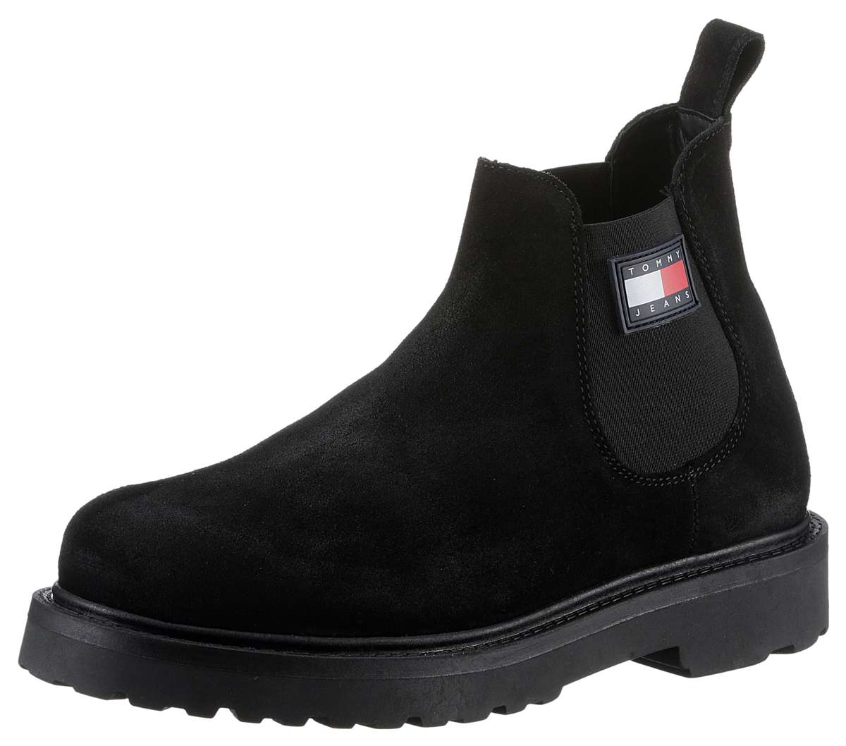 Ботинки челси с практичной петлей для подтягивания. SUEDE BOOT