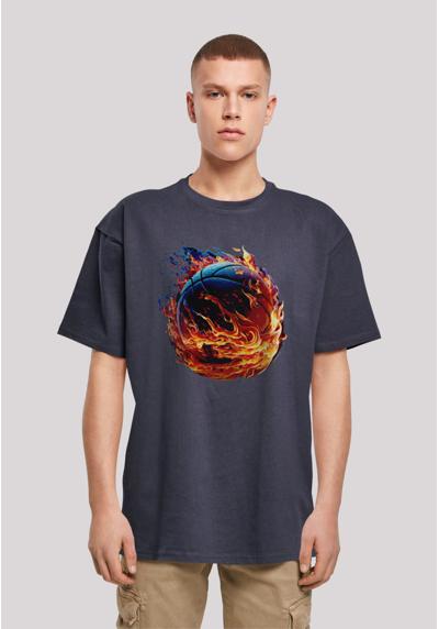 футболка Basketball On Fire Sport OVERSIZE TEE