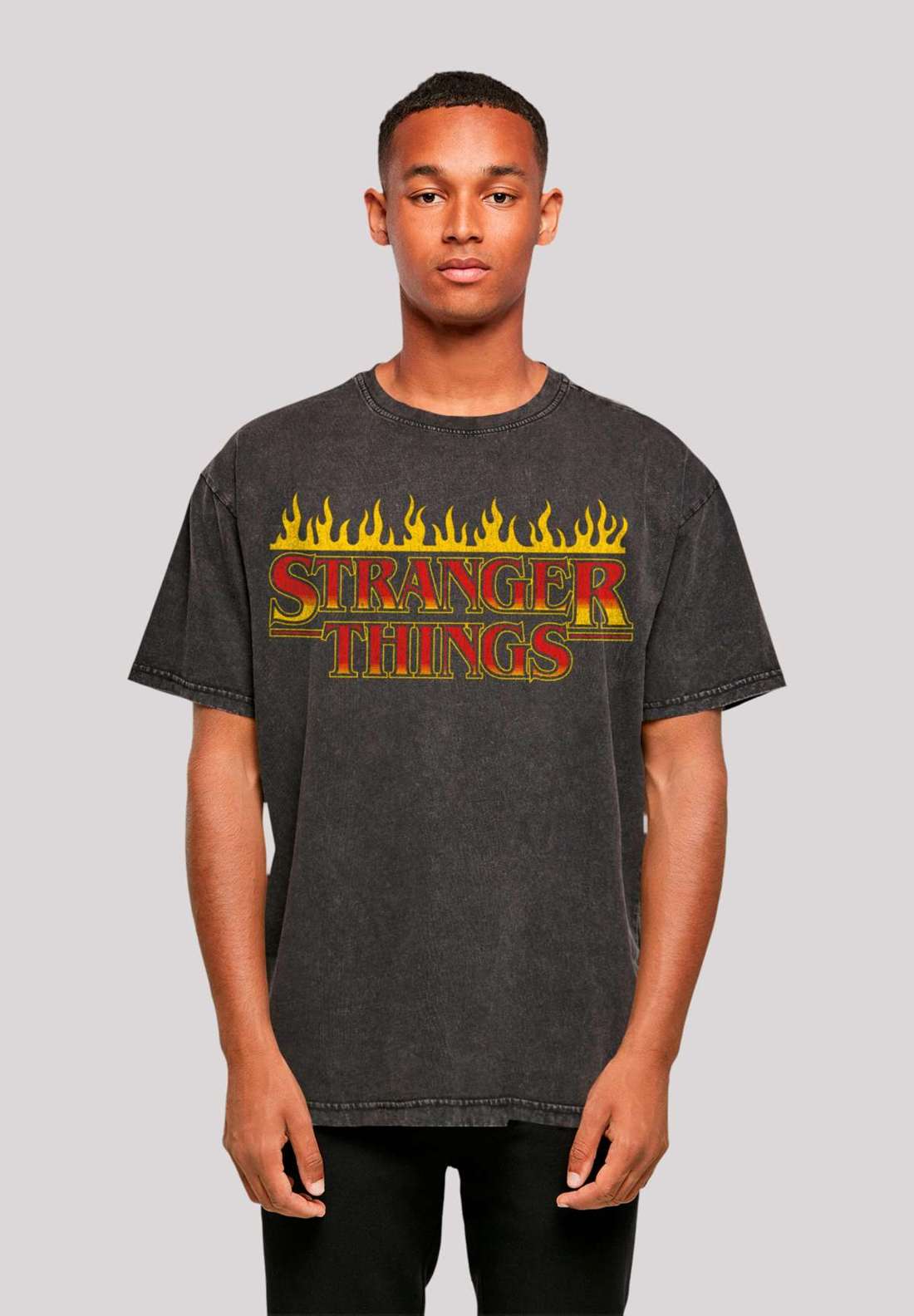 футболка Stranger Things Fire Logo Men Netflix TV Series