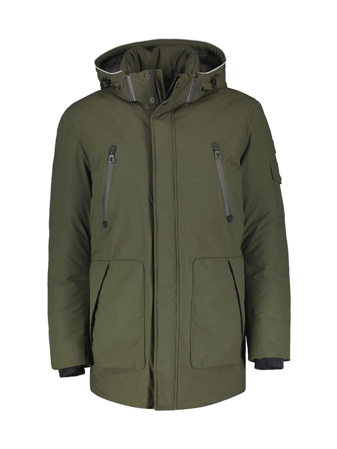Уличная куртка с капюшоном LERROS Herren Winterjacke im Parka-Design