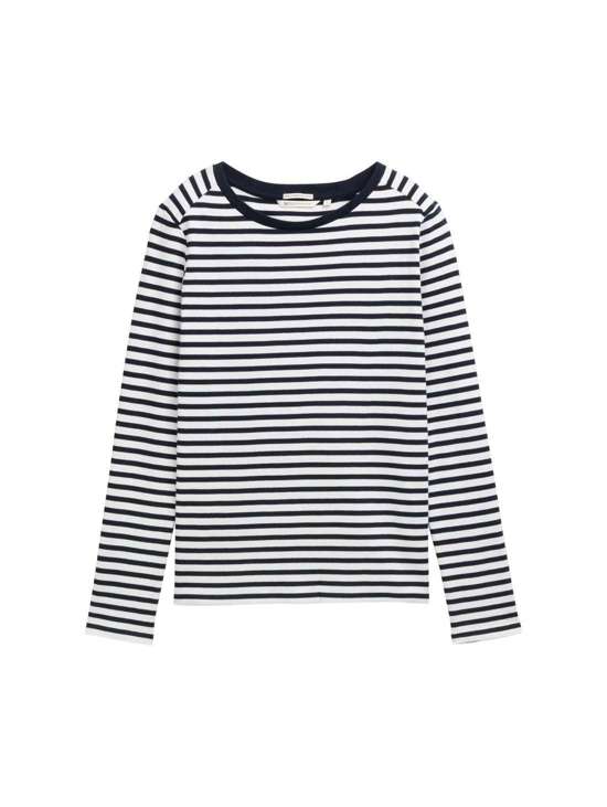 navy white stripe