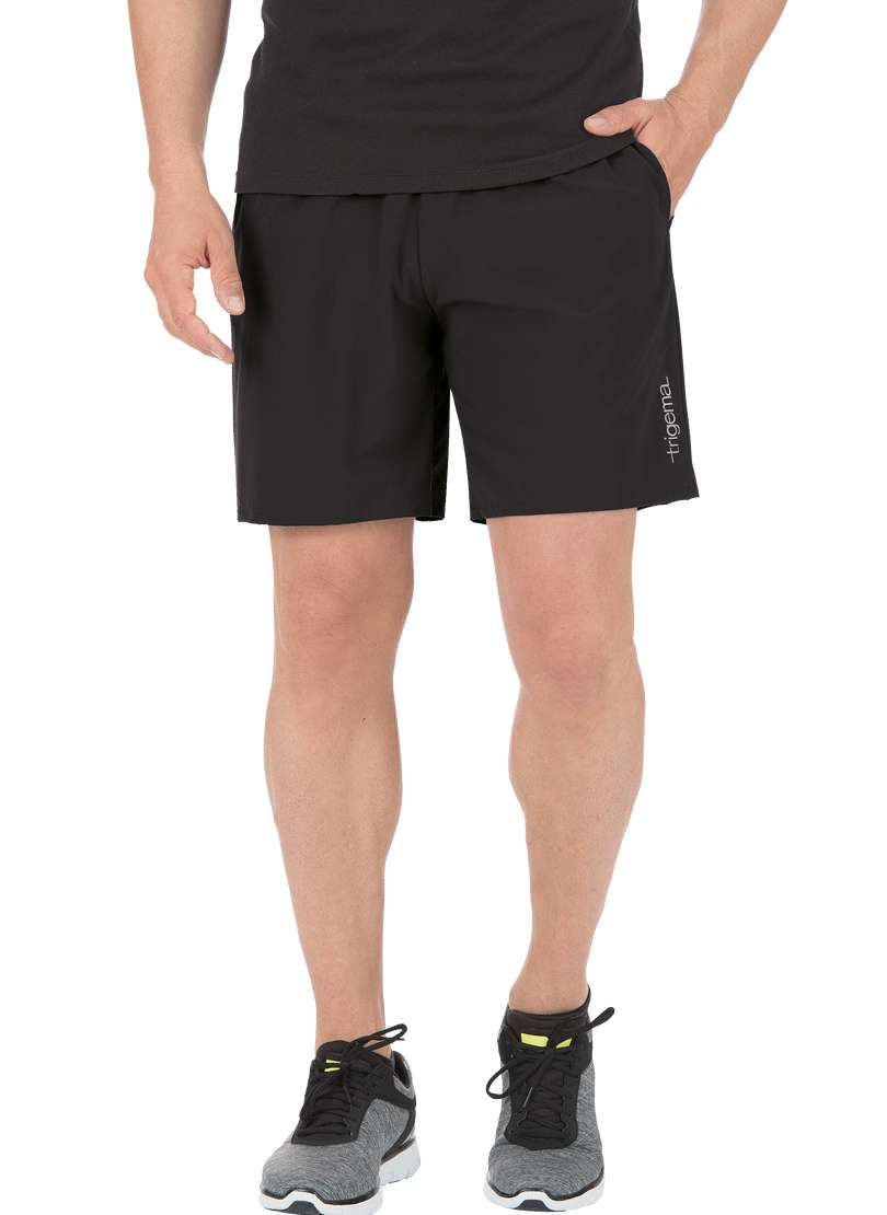 Брюки из джерси TRIGEMA Sport-Shorts mit Innenslip aus Netz