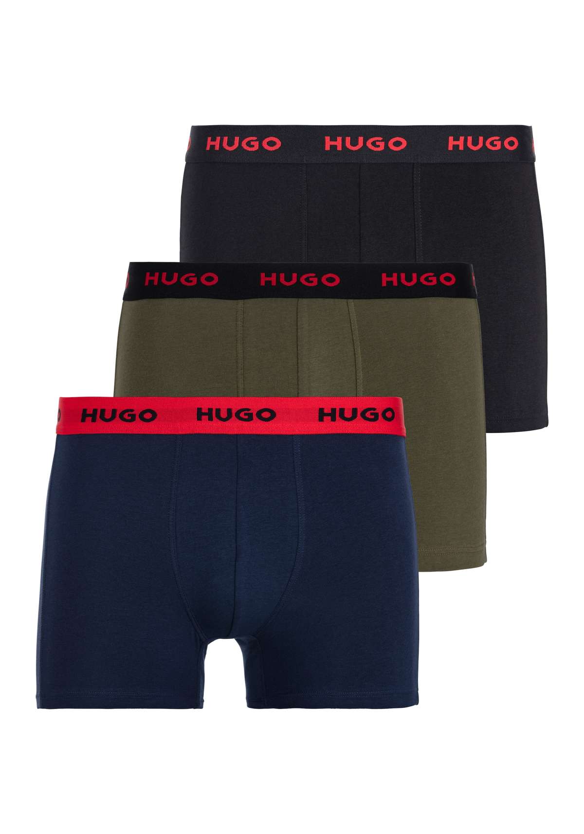 Чемодан, (упаковка, 3 шт.), с поясом с логотипом HUGO