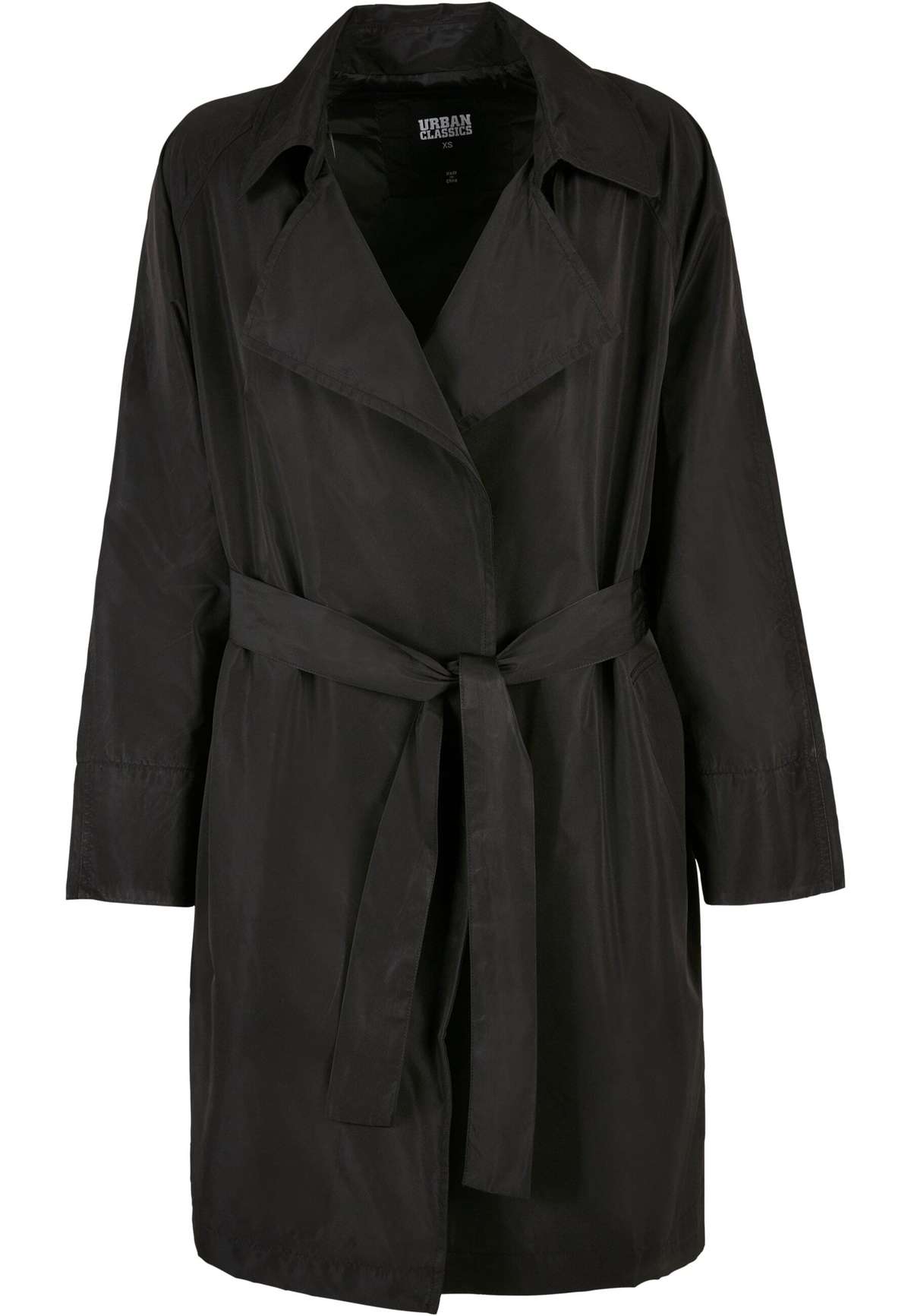 Всепогодная куртка »Urban Classics Damen Ladies Crinkle Nylon Minimal Trench Coat«