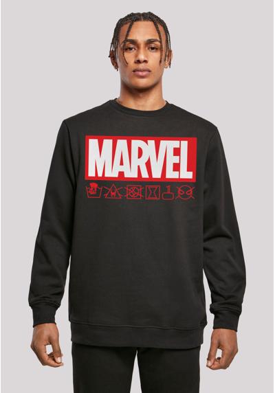 Толстовка с капюшоном»Marvel Logo washed Care Waschanleitung«