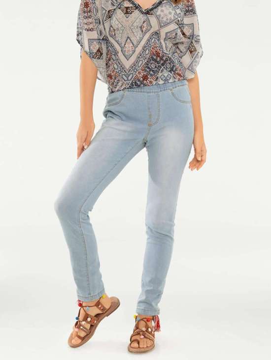 синий выбеленный