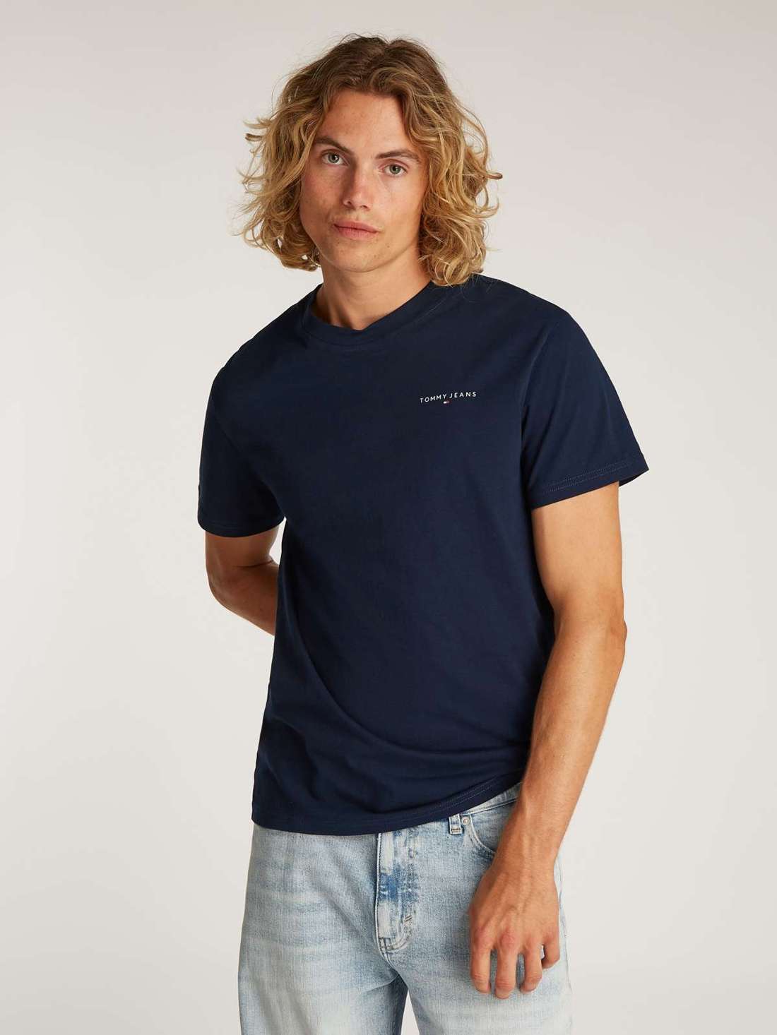 Футболка с логотипом TJM SLIM LINEAR CHEST SS TEE EXT