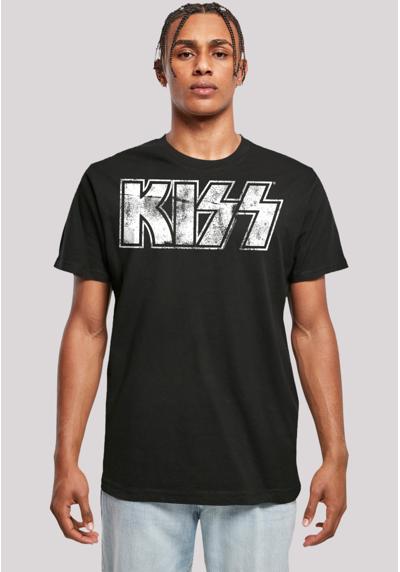 футболка Kiss Rock Band Vintage Logo