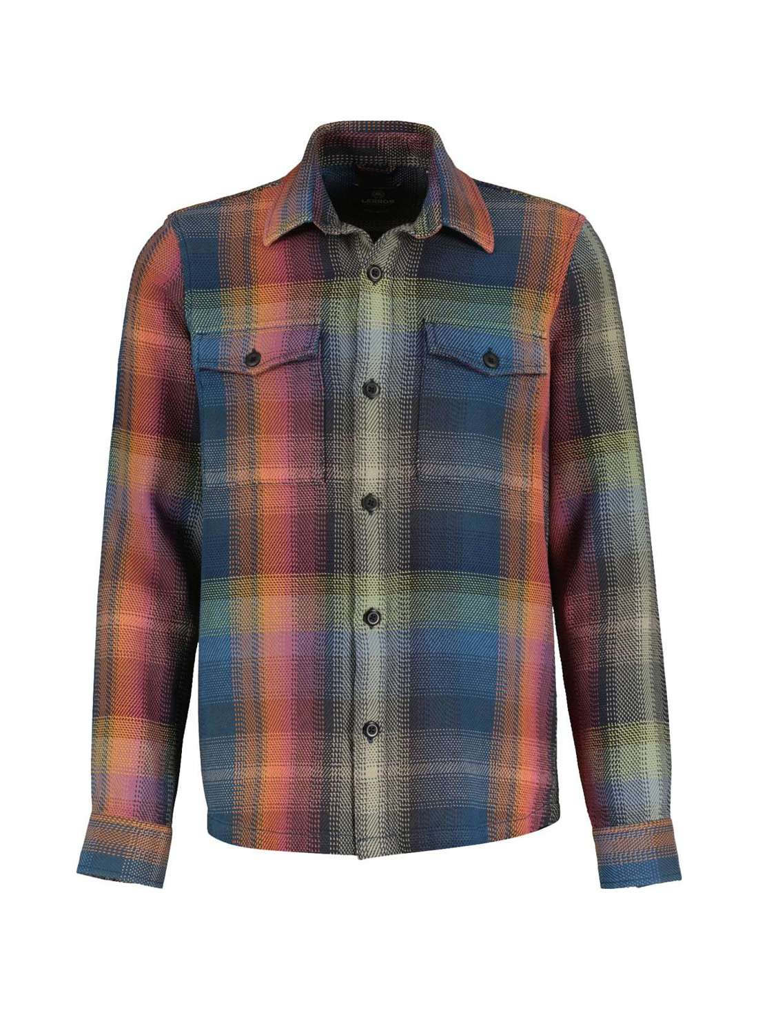Рубашка с длинным рукавом LERROS Overshirt in Holzfäller-Optik