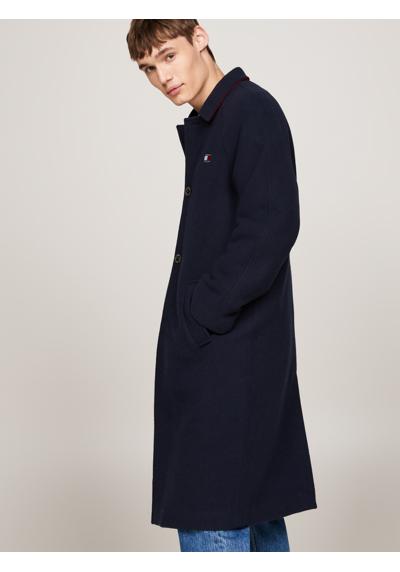 Длинное пальто с полурасправленным воротником.»TJM WOOL COAT«