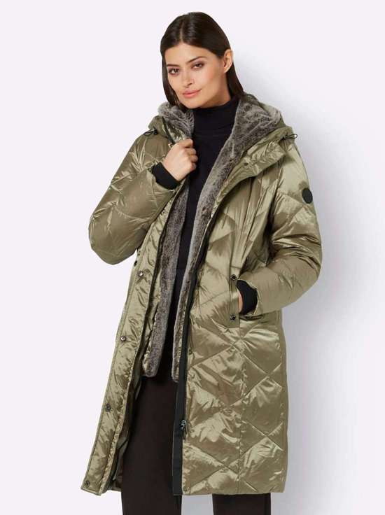 стеганое пальто