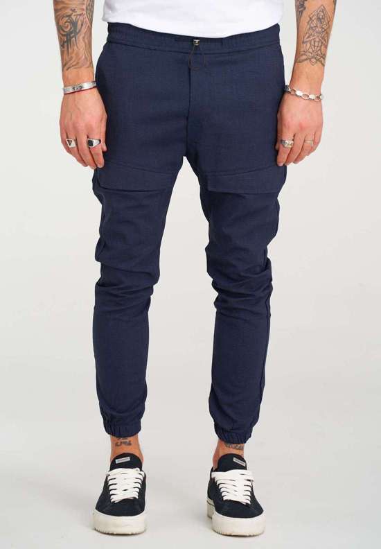 Брюки-чиносы с эластичным поясом ENRIKO