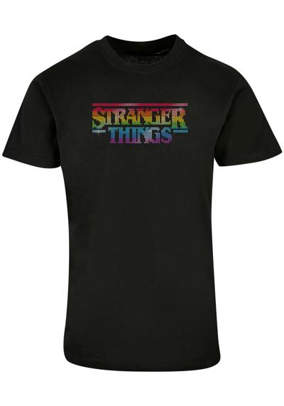 футболка»Herren Stranger Things - Rainbow Dot Logo T-Shirt«