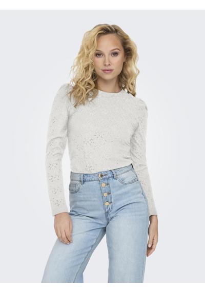 Рубашка с длинным рукавом ONLSMILLA L/S O-NECK PUFF TOP JRS