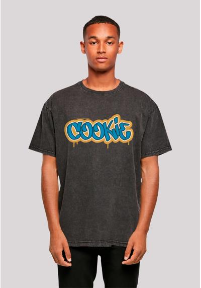 футболка Sesamstraße Cookie Graffiti Tag