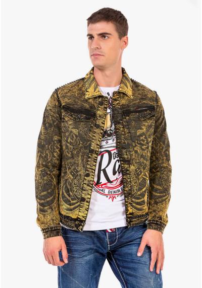 Джинсовая куртка с заклепками Rocky