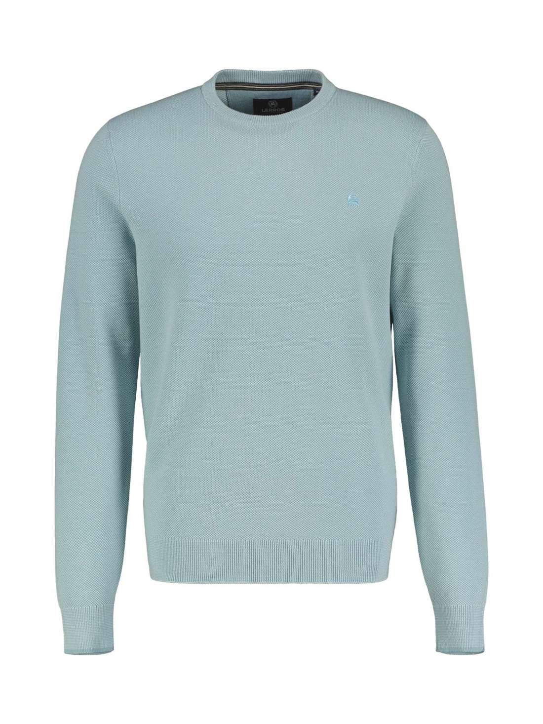 Вязаный свитер LERROS Leichter Strickpullover mit schmaler Rippstruktur