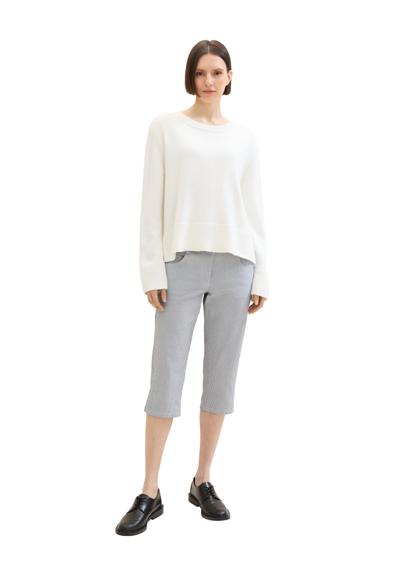 delicate navy white stripe