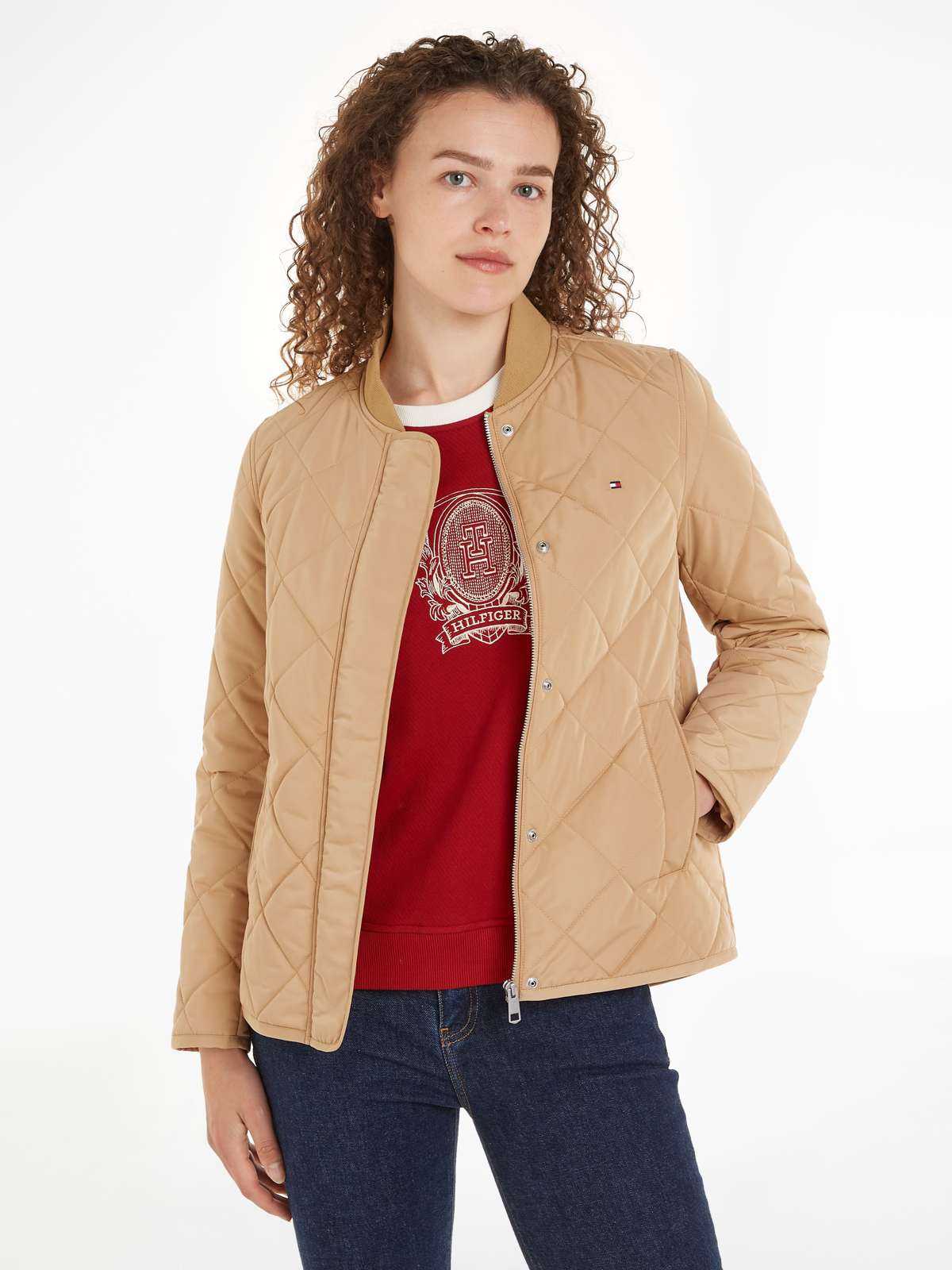 Стеганая куртка с легким утеплителем LW QUILTED BOMBER JACKET