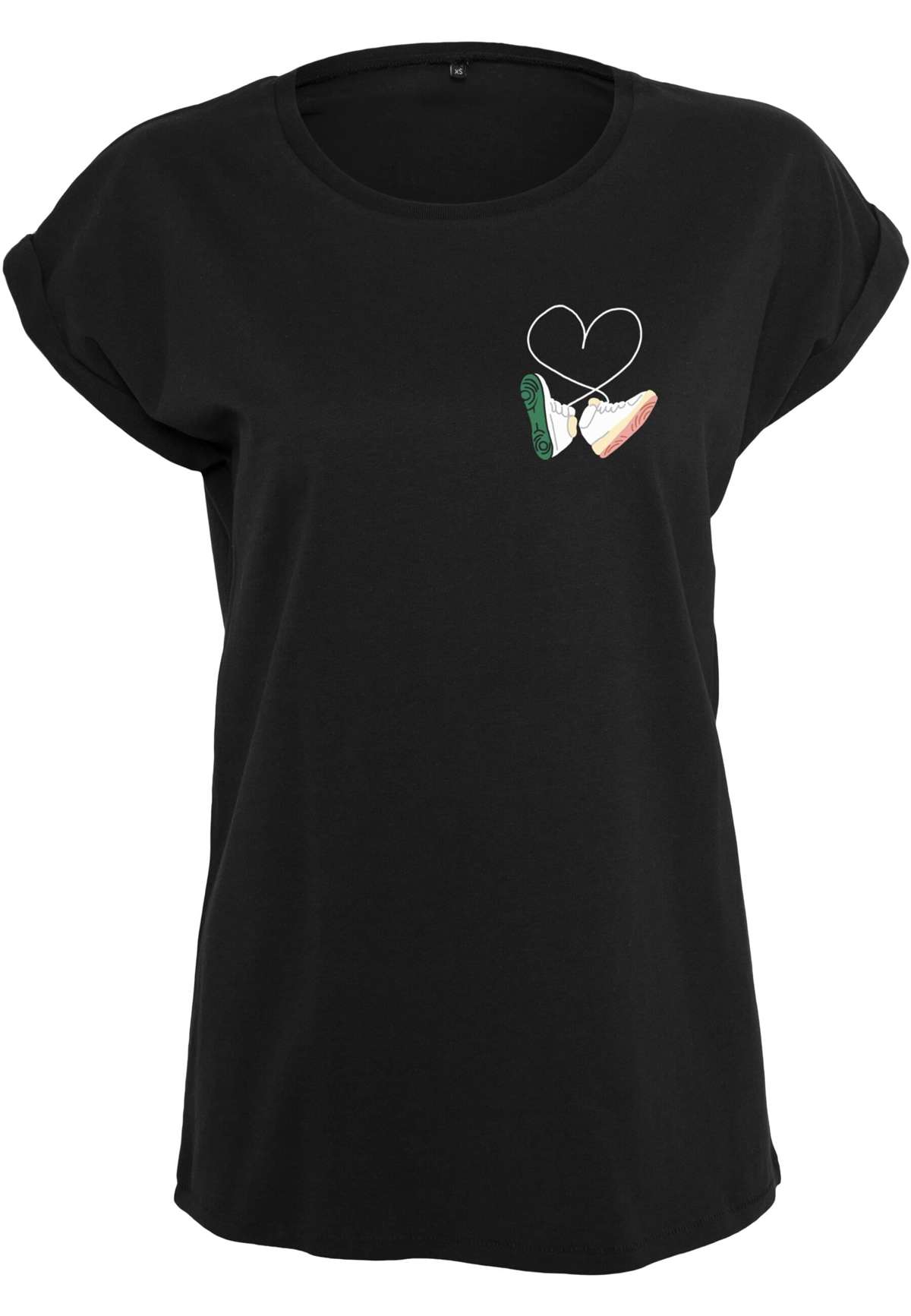 Рубашка с коротким рукавом »Damen Ladies Kicks Love EMB Tee«